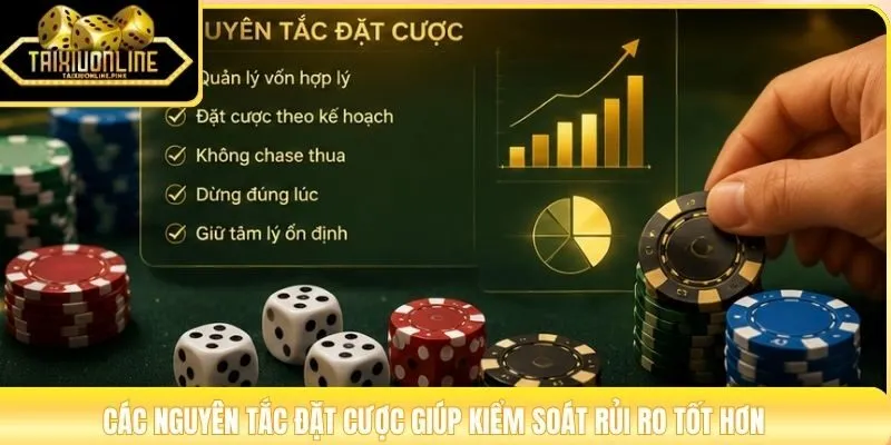 Các nguyên tắc đặt cược giúp kiểm soát rủi ro tốt hơn