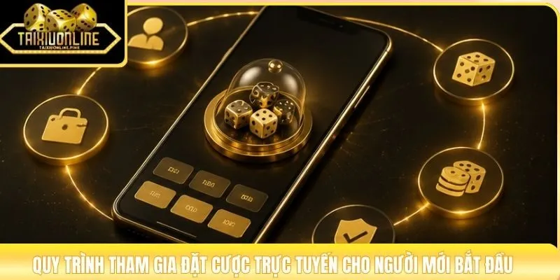 Quy trình tham gia đặt cược trực tuyến cho người mới bắt đầu.