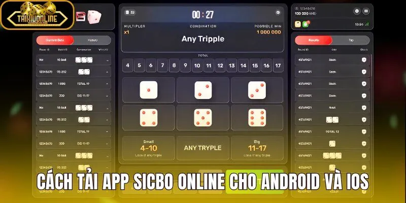 Tải app Sicbo online trên Android và iOS