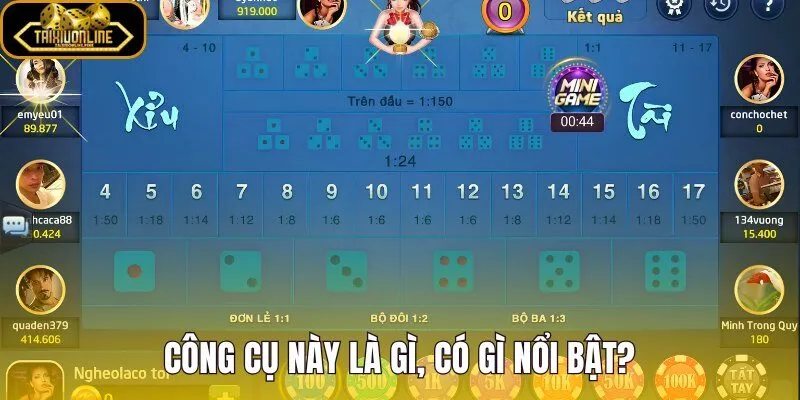 Tool soi tài xỉu AI giao diện gọn gợi ý dễ nhìn