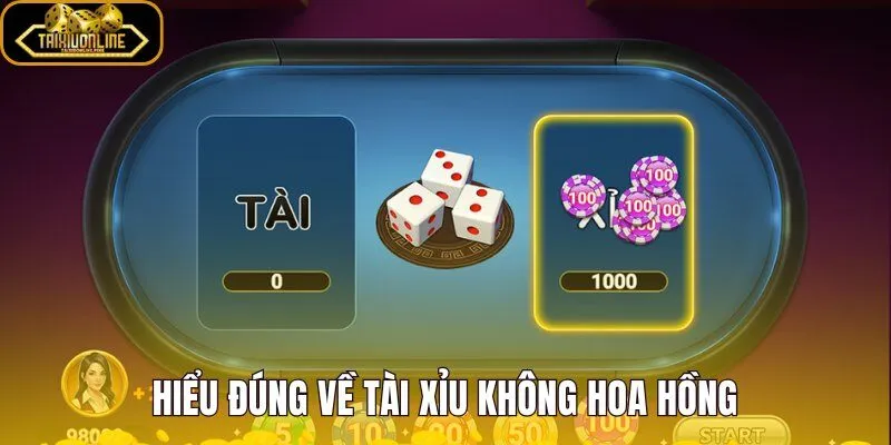 Tài xỉu không hoa hồng và cơ chế miễn trừ phí