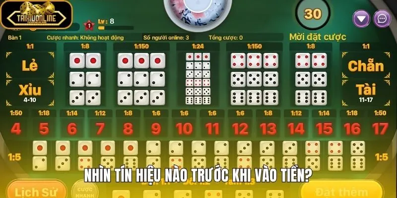 Đánh tài xỉu rình mồi qua bảng thống kê và dạng cầu