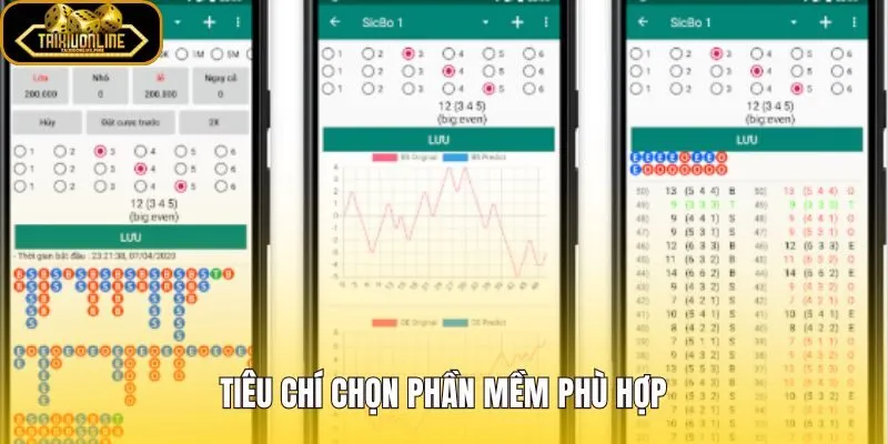 Phần mềm thống kê Sicbo theo thiết bị và nhu cầu